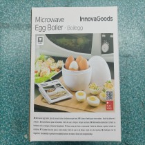 Cuiseur à Oeufs pour Micro-ondes avec Livre de Recettes Boilegg InnovaGoods