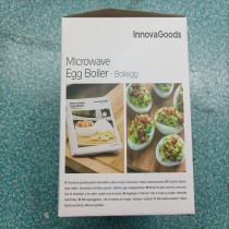 Cuiseur à Oeufs pour Micro-ondes avec Livre de Recettes Boilegg InnovaGoods