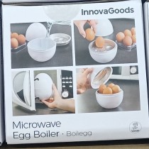 Cuiseur à Oeufs pour Micro-ondes avec Livre de Recettes Boilegg InnovaGoods