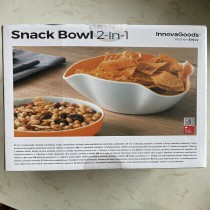 2-in-1 Snack Bowl InnovaGoods 2 Pieces