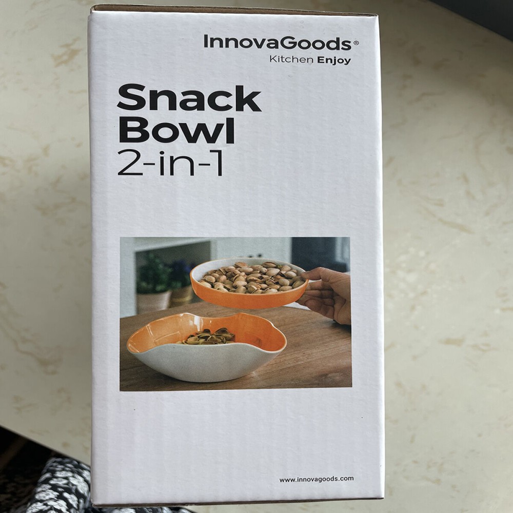 2-in-1 Snack Bowl InnovaGoods 2 Pieces