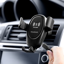 Mobile Phone Holder with Wireless Charger for Cars Wolder InnovaGoods