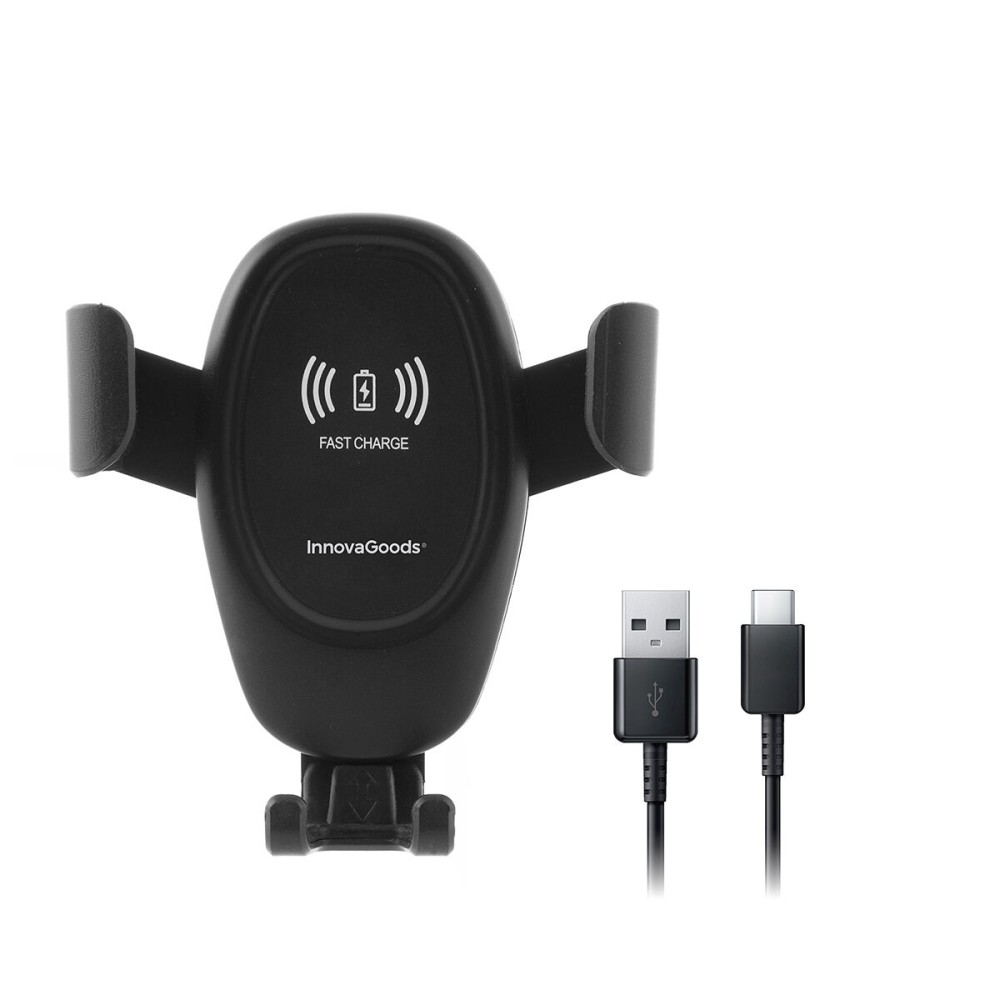 Mobile Phone Holder with Wireless Charger for Cars Wolder InnovaGoods