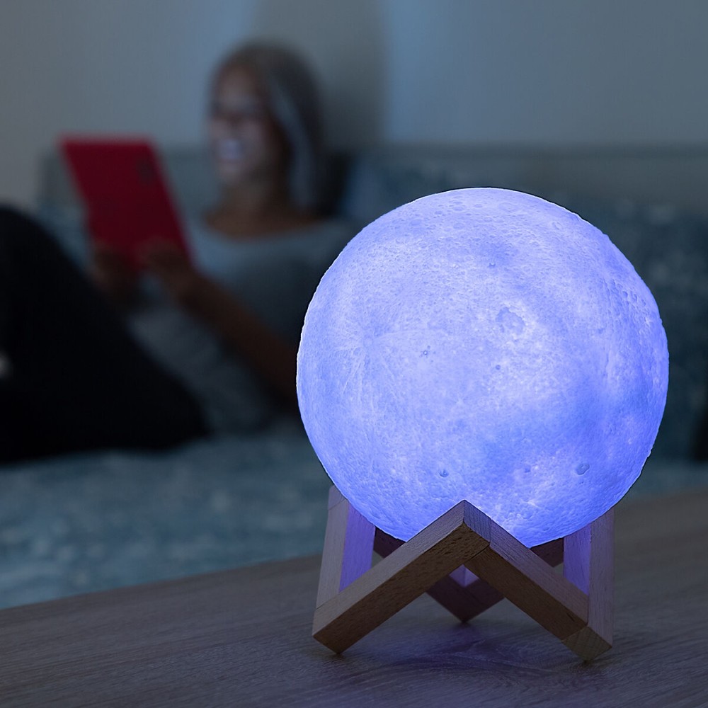 Wiederaufladbare LED Lampe Mond Moondy InnovaGoods