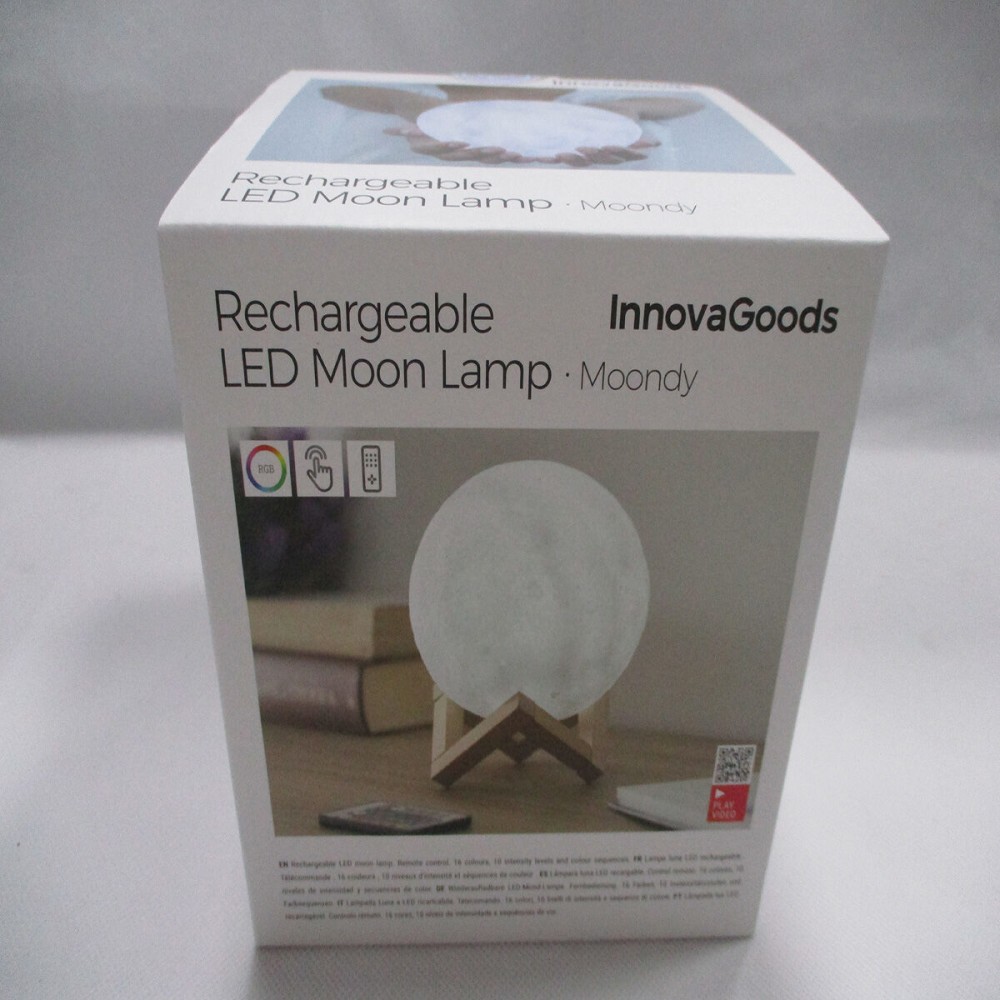 Lampe LED Rechargeable Lune Moondy InnovaGoods