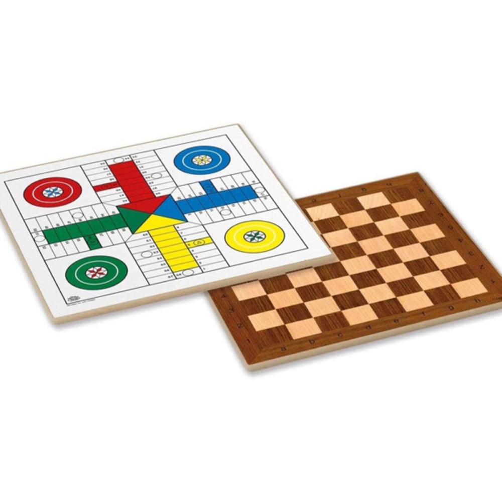 Parcheesi-Brett, Schach und Dame Cayro T-139 (40 x 40 cm) 40 x 40 cm