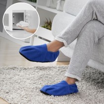 Chaussons Chauffants Micro-ondes InnovaGoods Bleu