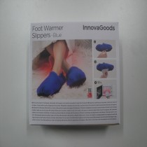 Microwavable Heated Slippers InnovaGoods Blue