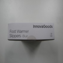 Microwavable Heated Slippers InnovaGoods Blue