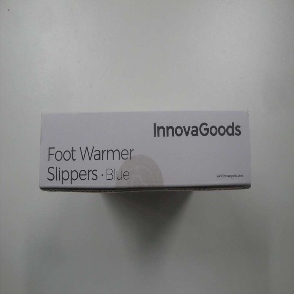 Microwavable Heated Slippers InnovaGoods Blue