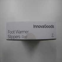 Microwavable Heated Slippers InnovaGoods Red