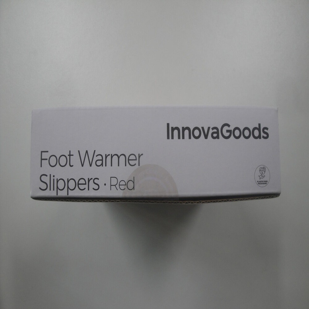 Microwavable Heated Slippers InnovaGoods Red