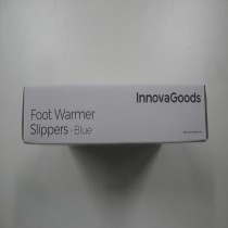 Microwavable Heated Slippers InnovaGoods Blue