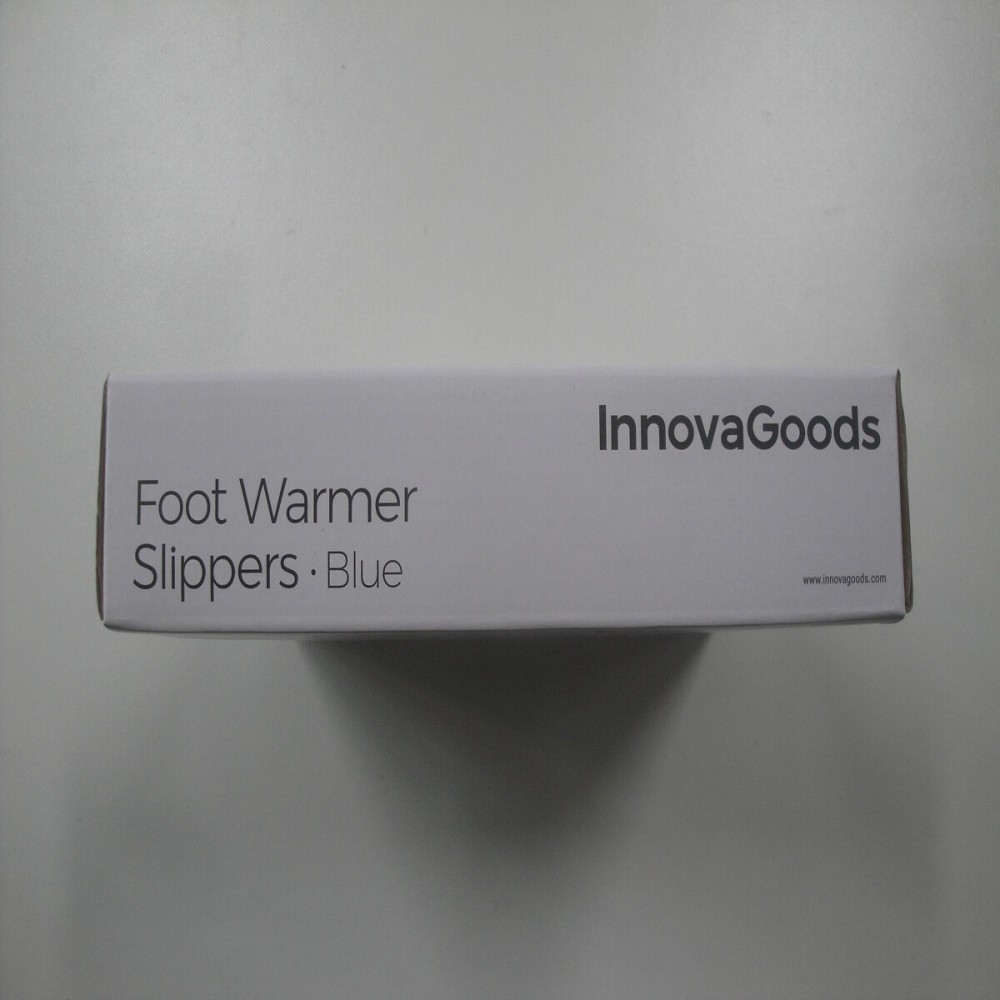 Microwavable Heated Slippers InnovaGoods Blue