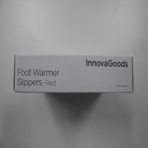 Microwavable Heated Slippers InnovaGoods Red