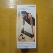 Planche de Pompes Push-Up avec Bandes de Résistance et Guide d'exercices Pulsher InnovaGoods