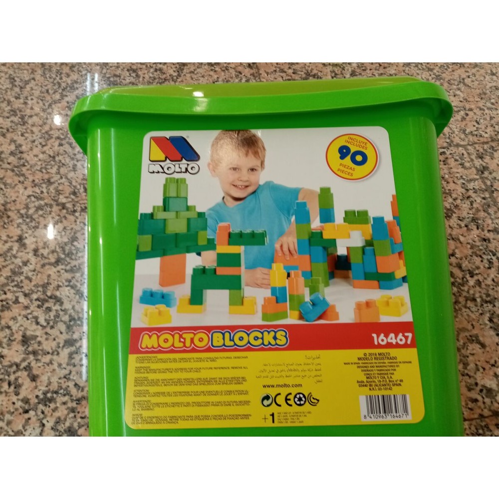 Building Blocks Game Moltó (90 pcs)