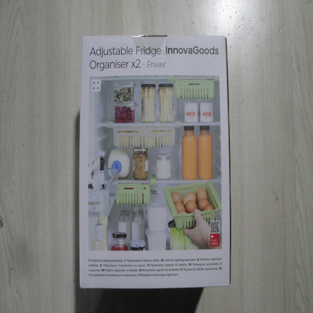 Adjustable Fridge Organiser Friwer InnovaGoods 2 Units