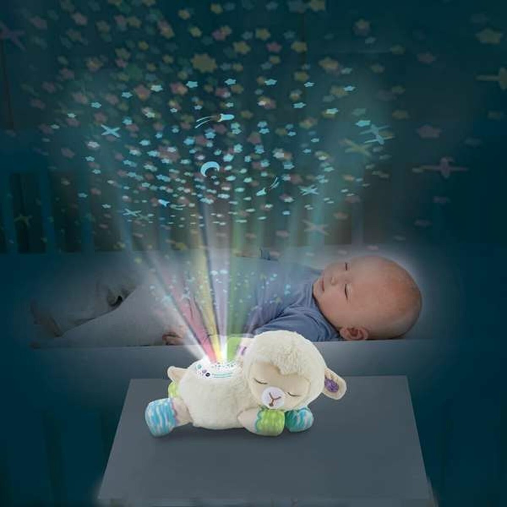 Peluche Projecteur LED d'Étoiles Mouton Vtech Sweet Dreams 15 x 32 x 12 cm