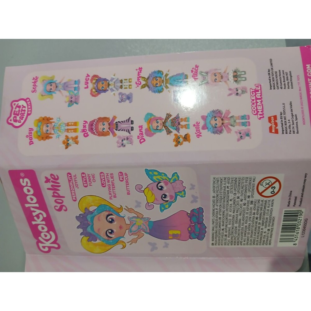 Baby Doll Magicbox Kookyloos Pet Party 18,5 x 29 x 23 cm