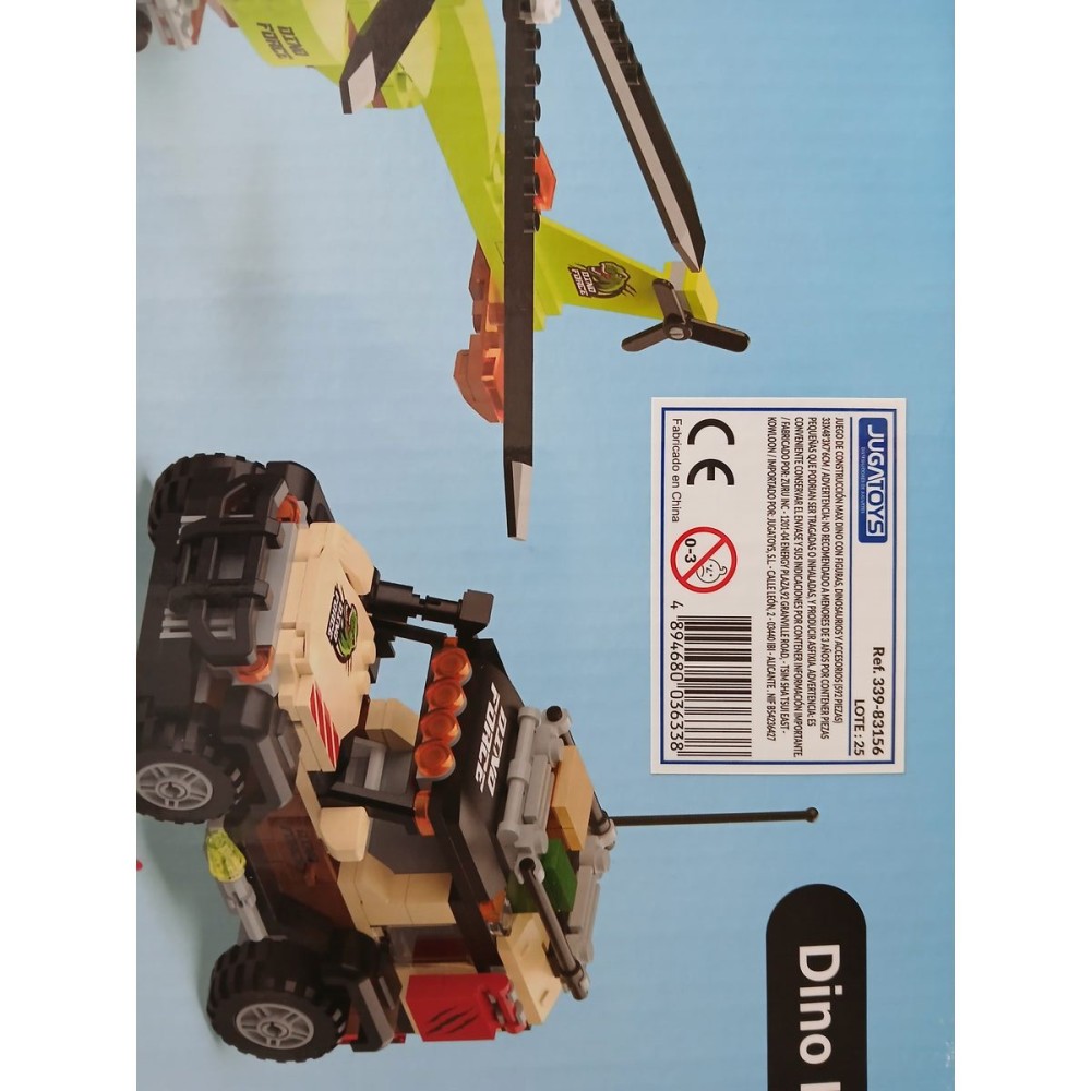 Jeu de construction + figurines Zuru Max Dino 33 x 48,3 x 7,6 cm 592 Pièces