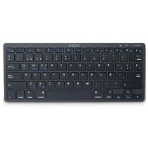 Keyboard Nilox NXKB01B Black Spanish Qwerty