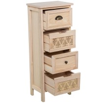 Chest of drawers Alexandra House Living Brown Wood 34 x 87 x 24 cm