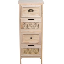 Chest of drawers Alexandra House Living Brown Wood 34 x 87 x 24 cm