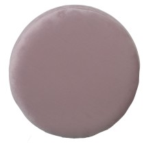 Pouffe Alexandra House Living Pink Silver Velvet Wood 7 x 43 x 37 cm