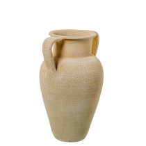 Vase Alexandra House Living Creme aus Keramik 28 x 40 x 28 cm