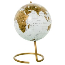 Globe Alexandra House Living Golden Metal 16 x 25 x 16 cm