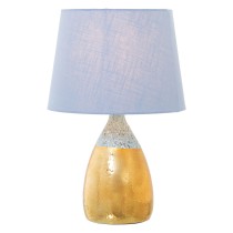 Desk lamp Alexandra House Living Blue Golden Ceramic 60 W 13 x 26 x 13 cm