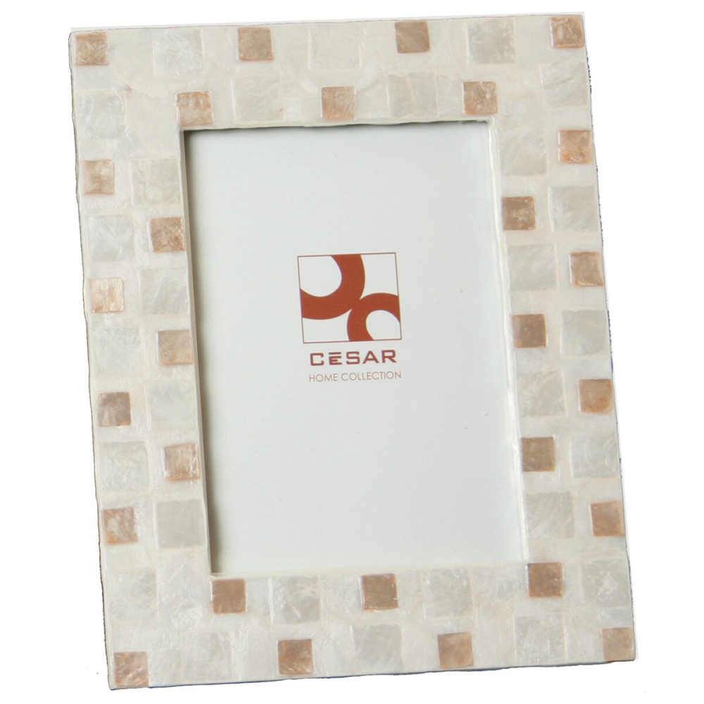 Photo frame Alexandra House Living Brown Mother of pearl 27 X 1 X 32 CM