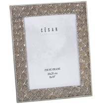 Photo frame Alexandra House Living Silver Plastic 26 x 1 x 30 cm