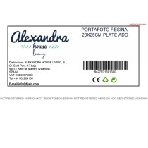 Photo frame Alexandra House Living Silver Plastic 26 x 1 x 30 cm