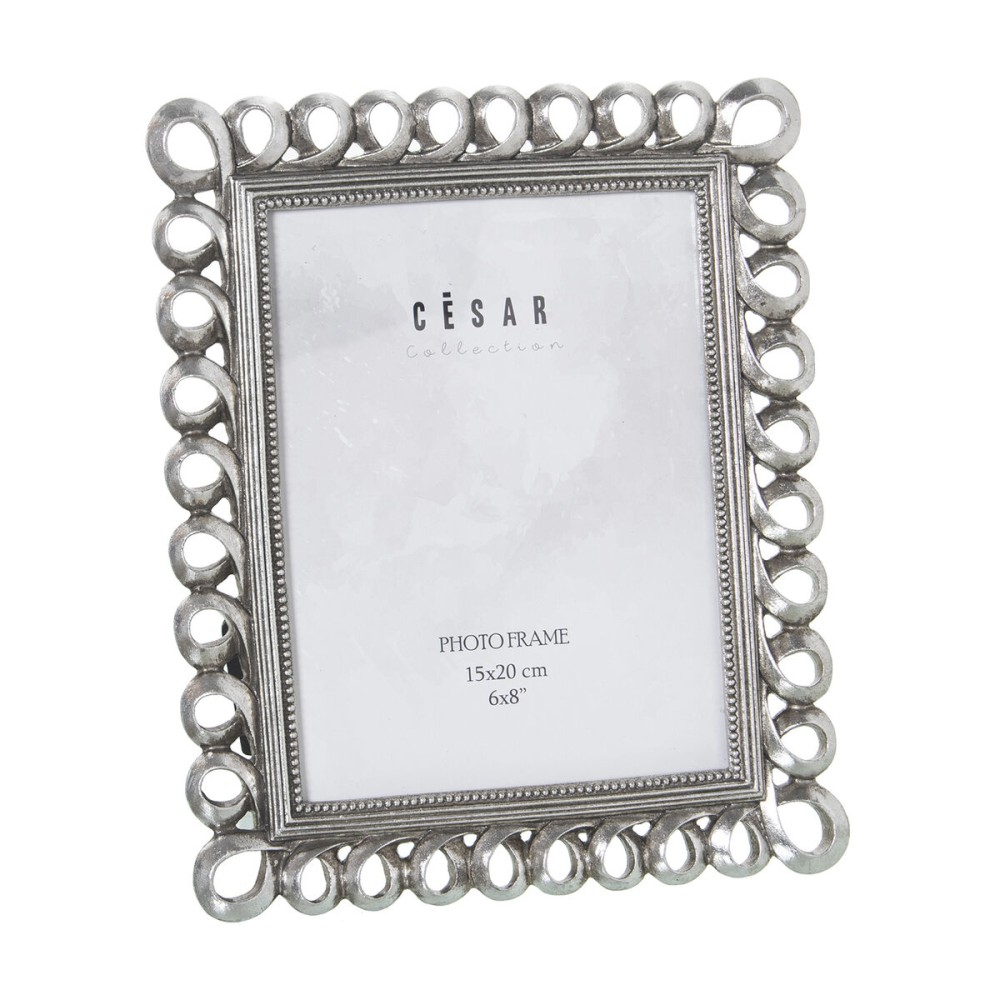 Photo frame Alexandra House Living Silver Plastic 22 X 1 X 27 CM