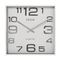 Wall Clock Alexandra House Living White Silver Acrylic Plastic 28 x 4 x 28 cm