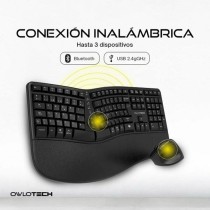 clavier et souris Owlotech EK500 Noir