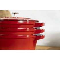 Ofenpfanne Zwilling La Cocotte Rot Gusseisen Ø 24 cm (3 Stück)