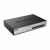 Commutateur Réseau de Bureau D-Link DGS-1008MP 16 Gbps LAN 140W Noir