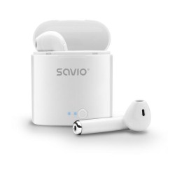 Écouteurs in Ear Bluetooth Savio TWS-01 Blanc