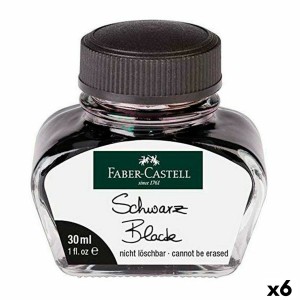 Ink Faber-Castell Black 6 Pieces 30 ml