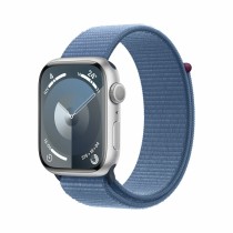 Montre intelligente Apple MR9F3QL/A Bleu Argenté Ø 45 mm