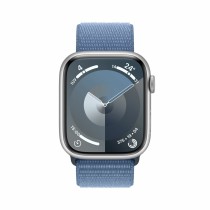 Montre intelligente Apple MR9F3QL/A Bleu Argenté Ø 45 mm