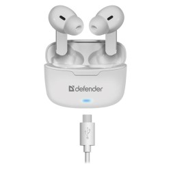 In-ear Bluetooth Headphones Defender TWINS 903 White Multicolour