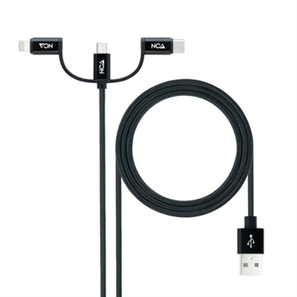 Câble USB NANOCABLE 10.01.3200 Noir 1 m (1 Unité)