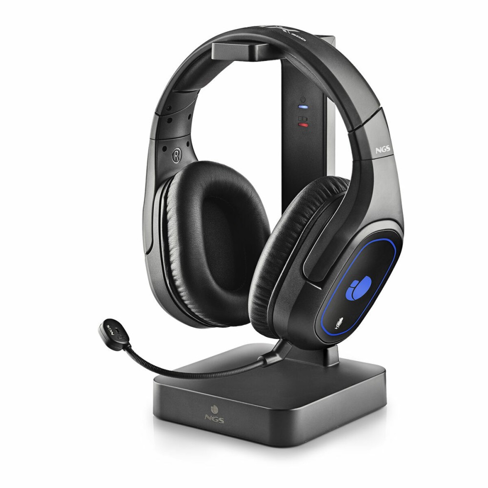 Gaming Headset mit Mikrofon NGS GHX-600 Schwarz (1 Stück)