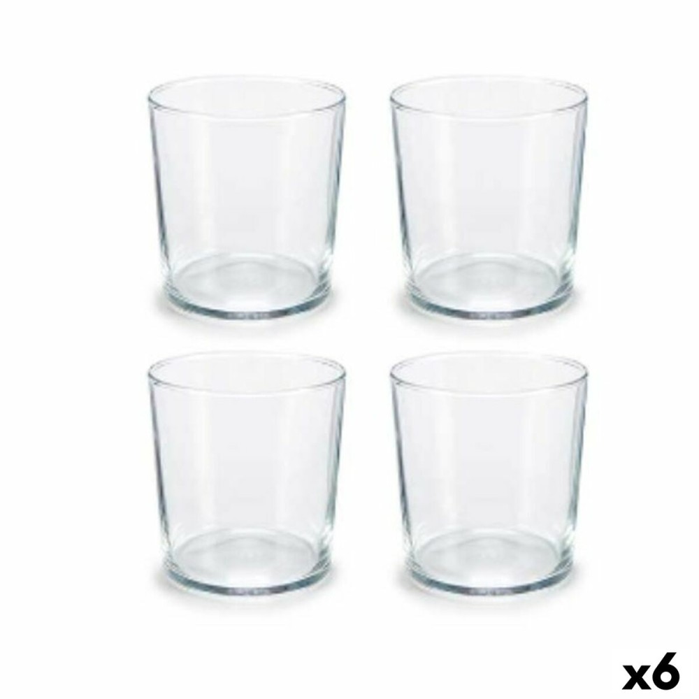 Set de Verres Bistro 380 ml Transparent Verre (6 Unités)