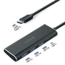 Hub USB Nilox NXHUBUSBC03 Noir