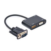 Adaptateur VGA vers HDMI GEMBIRD A-VGA-HDMI-02 Noir